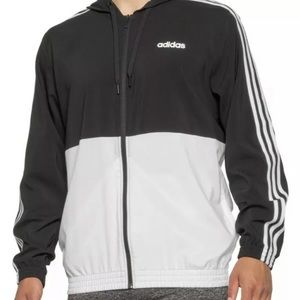 ADIDAS MENS SZ LRG BLACK WHITE VINTAGE NWT